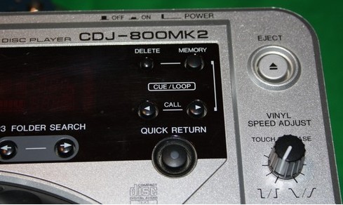 Pioneer CDJ-800 MK2 Professional DJ CD/MP3 Player MKII - Click Image to Close