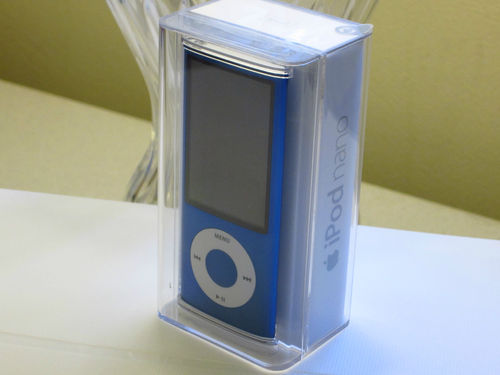 Apple iPod nano 5th Gen Blue 16 GB MP3 - Click Image to Close