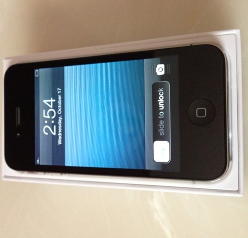 Original Apple iPhone 4S 16GB Black Unlocked - Click Image to Close