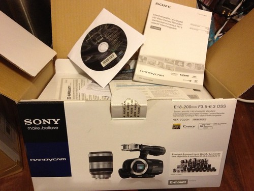 Sony NEX-VG20H HD Camcorder - Click Image to Close