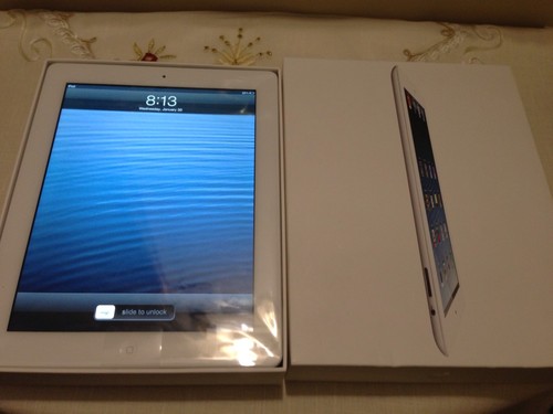 Apple iPad 4th Generation Retina 16GB, Wi-Fi + 4G (Unlocked) bla - Click Image to Close