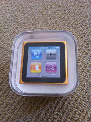 Apple iPod nano 6th Generation Orange 16 GB MC697LL/A - Click Image to Close