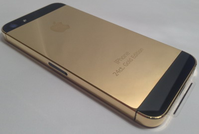 Apple iPhone 5 64GB - black & Gold Unlocked Smartphone - Click Image to Close