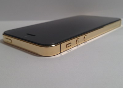 Apple iPhone 5 64GB - black & Gold Unlocked Smartphone - Click Image to Close