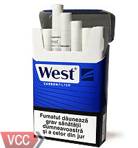 West Carbon Filter Blue Cigarettes 10 cartons