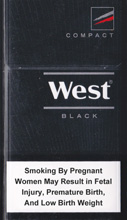 WEST BLACK COMPACT cigarettes 10 cartons