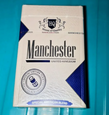 Manchester Special Edition Flow Blue cigarettes 10 cartons